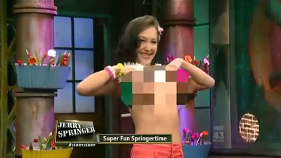 Best of Jerry springer huge boobs clip Boob fake pic real